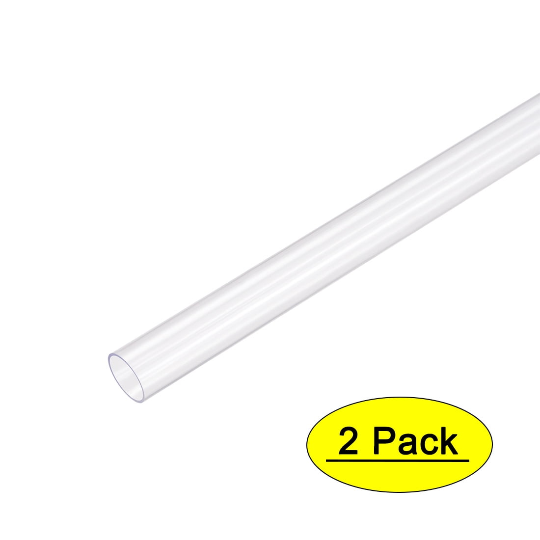 PC Rigid Round Clear Tubing, 8mm(5/16") ID x 10mm(3/8") OD 0.5M/1.64ft