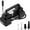 Black, variant on Tire Inflator Portable Air Compressor, Cordless Air Pump for Car Tire 150PSI, Battery & 12V DC, Electric Bike Pump with Pressure Gauge, Auto Shutoff, for Bicycle, Ball, Motorcycle Accessories