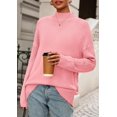 thumbnail image 3 of Suéter PRETTYGARDEN 2025 Rosa Oversized Cuello Alto Talla S, 3 of 8