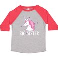 thumbnail image 3 of Inktastic Big Sister Unicorn Girls Toddler T-Shirt, 3 of 5
