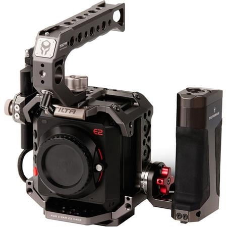 UPC: 0631384549962 | Tiltaing Z CAM Kit B  Includes Cage  Quick Release Top Handle  SSD Drive Holder  Power Cable & Side Power Handle Type II (F570 Battery)  Gray