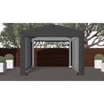 thumbnail image 2 of Sheltertube Wind And Snow-Load Rated Garage, 12X27X10 Grey, 2 of 12