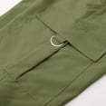 thumbnail image 5 of Womens Daily Casual Solid Sweat Pants Women Casual Plus Size Color 4 Pockets Elastic Womens Pants Casual Small Waist Pants Long Trousers Sweat Pants Women Casual Set Cargo Pants, 5 of 5