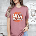 thumbnail image 5 of Retro Love Mama Womens Graphic Tee Mom Shirt Novelty Top Casual, 5 of 6