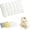 White, variant on Cooling Marshmallow  Pillow, Quilted Cloud-Loft Design for Side, Back & Stomach Sleeper, Cool-Touch Fluffy Pillow for Adults with High-Resilience Neck Support, Breathable Washable