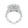 thumbnail image 3 of 4CT Diamond Cushion Double Halo Engagement Ring 10k White Gold, 3 of 3