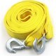 thumbnail image 3 of Correa de remolque resistente con ganchos de seguridad - 2" x 13.12' - Capacidad, grillete amarillo de cuerda de remolque para recuperación de vehículos, transporte, extracción de tocones y, 3 of 5