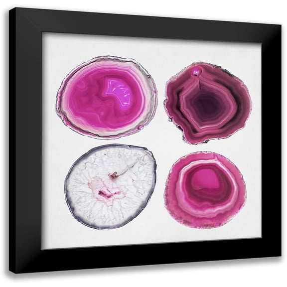Urquhart, Elizabeth 12x12 Black Modern Framed Museum Art Print Titled - Geode Collection 2