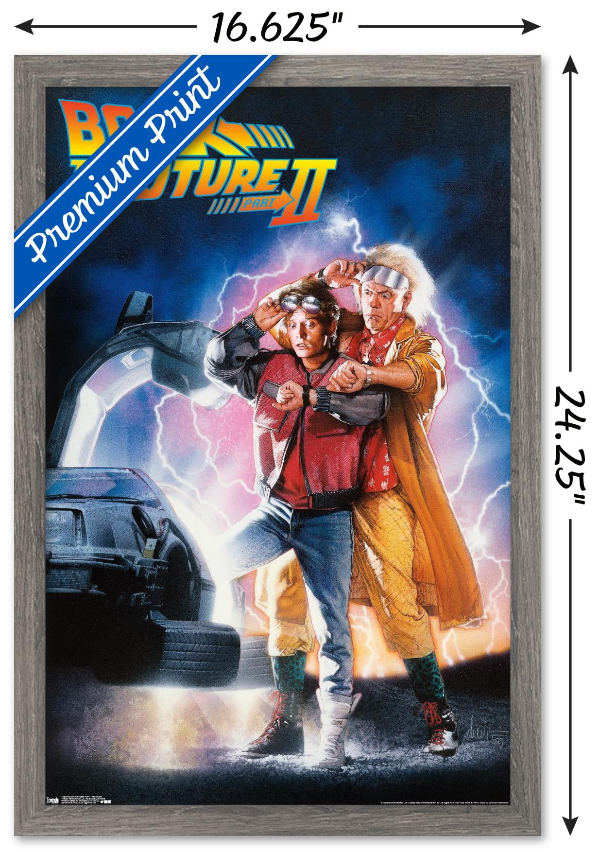 ブルートーンズ『Return To The Last 告知ポスターA2サイズ Back to the Future Part II - One Sheet Wall Poster, 22.375