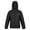 Black, variant on Regatta Boys/Girls Hillpack Hooded Jacket