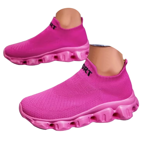 Women's Slip on Walking Shoes Lightweight Athletic Sneakers Comfort Casual Shoes