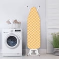 thumbnail image 3 of HELLHERO Yellow Checkered Pattern Design Ironing Board Cover for Tailor Elastic Edge Easy to Install Hook and Loop, 3 of 5