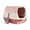 Pink, variant on Cat Litter Box,Cat Urine Litter Box,Enclosed Litter Box with Front Door Flap and Scoop,Covered Kitty Litter Box with Handle and Buckles for Portability and Privacy,Enclosed Kitty Litterbox High Wall