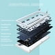 thumbnail image 4 of Kit de teclado mecánico de 81 teclas retroiluminación RGB con perilla para PC portátil de escritorio, 4 of 7