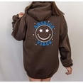 thumbnail image 6 of AMERICA VIBES SMILEY FACE Graphic Unisex Fleece Hooded Sweatshirt, 6 of 8