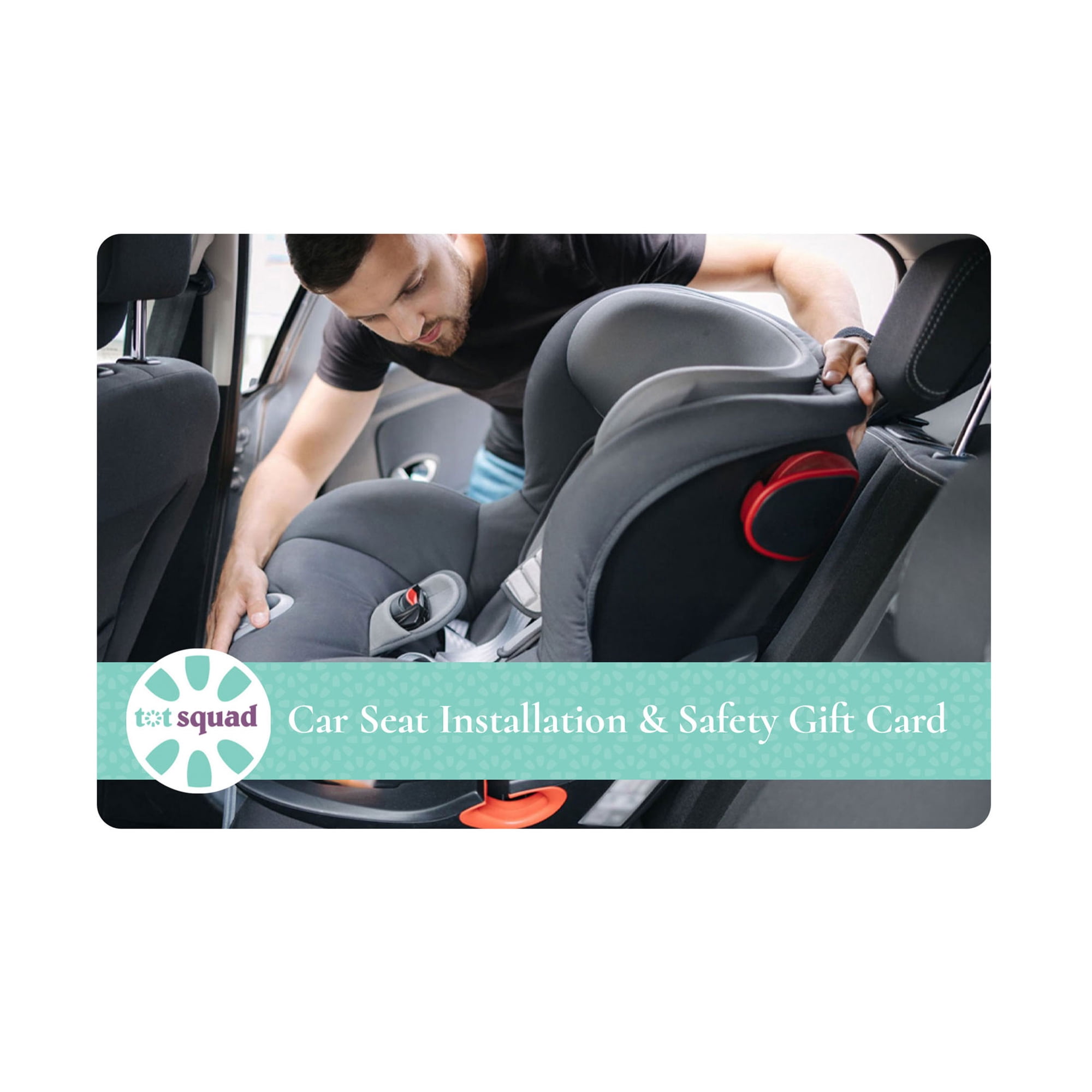Car Seat Installation & Safety Check with a CPST - Baby Registry Essentials by Tot Squad $25 eGift Card [Email Delivery]