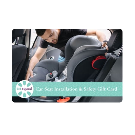 Car Seat Installation & Safety Check with a CPST - Baby Registry Essentials by Tot Squad $25 eGift Card [Email Delivery]