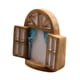 thumbnail image 1 of Mini ventana de hadas, escultura de resina, figuritas artesanales, artes pintadas a mano para jardín de hadas, accesorio de Micro paisaje Redondo shamjiam ventana de hadas, 1 of 8