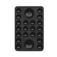thumbnail image 3 of MyBat Magnetic Sticky Phone Suction Grip for MagSafe, Removable for Wireless Charging, Durable Magnet Silicone Portable Mount Stand for iPhone, Black, 3 of 9