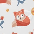 thumbnail image 4 of FREEAMG Cute Fox and Berries Shower Curtain Bathroom Decorative Shower Curtain Waterproof Washable Reinforced Grommets, 72x72 Inch, 4 of 5