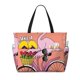 thumbnail image 1 of Fotbe Flamingo Riding a Bicycle Bolsa de Viaje para Playa - Resistente al Agua, Bolsa Tote de Gran Capacidad y Ligera con 7 Bolsillos para Mujeres y Hombres, 1 of 7