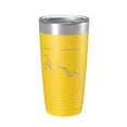 thumbnail image 1 of Occoquan Reservoir Tumbler Lake Map Travel Mug Insulated Laser Engraved Coffee Cup Fountainhead Regional Park Virginia 20 oz Yellow, 1 of 1