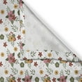 thumbnail image 3 of Ambesonne Nature Kitchen Curtains, Floral Drawings Plain Back, 55"x36", Dried Rose and Olive Green, 3 of 3
