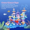 thumbnail image 4 of Juego de juguetes apilables para construir Wulumu Ocean Adventures, 96 piezas, 4 of 7