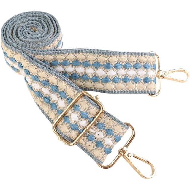 LinYooLi Bandoulière de Remplacement Réglable, Sangles de Bagage, Ceinture Bandoulière en Toile pour Sac à Main, Sangle de Sac à Main pour Femmes (Style A 119)
