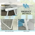 thumbnail image 5 of Outsunny 4pc Patio Folding Chairs, Outdoor Camping Chairs, Blue, 5 of 9