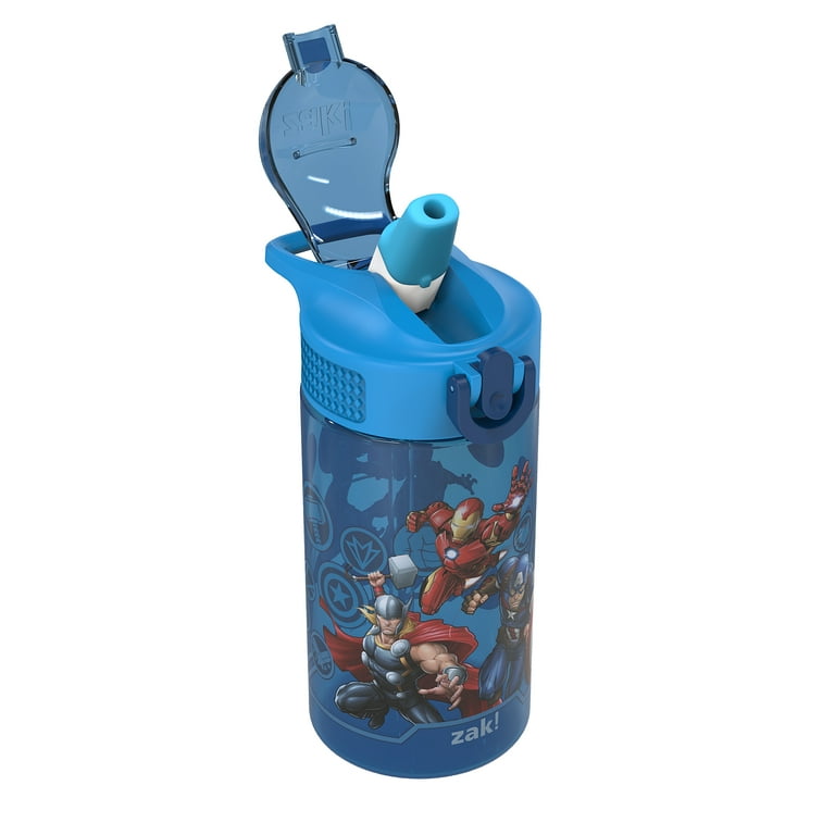 Zak Designs Bluey 16 Fluid Ounces Reusable Leakproof Plastic Water