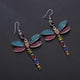 thumbnail image 1 of Pendientes de insecto con borla de diamante multicolor retro Joyas de oreja larga para mujer Wmkox8yi  sjalhkljlk4090, 1 of 9