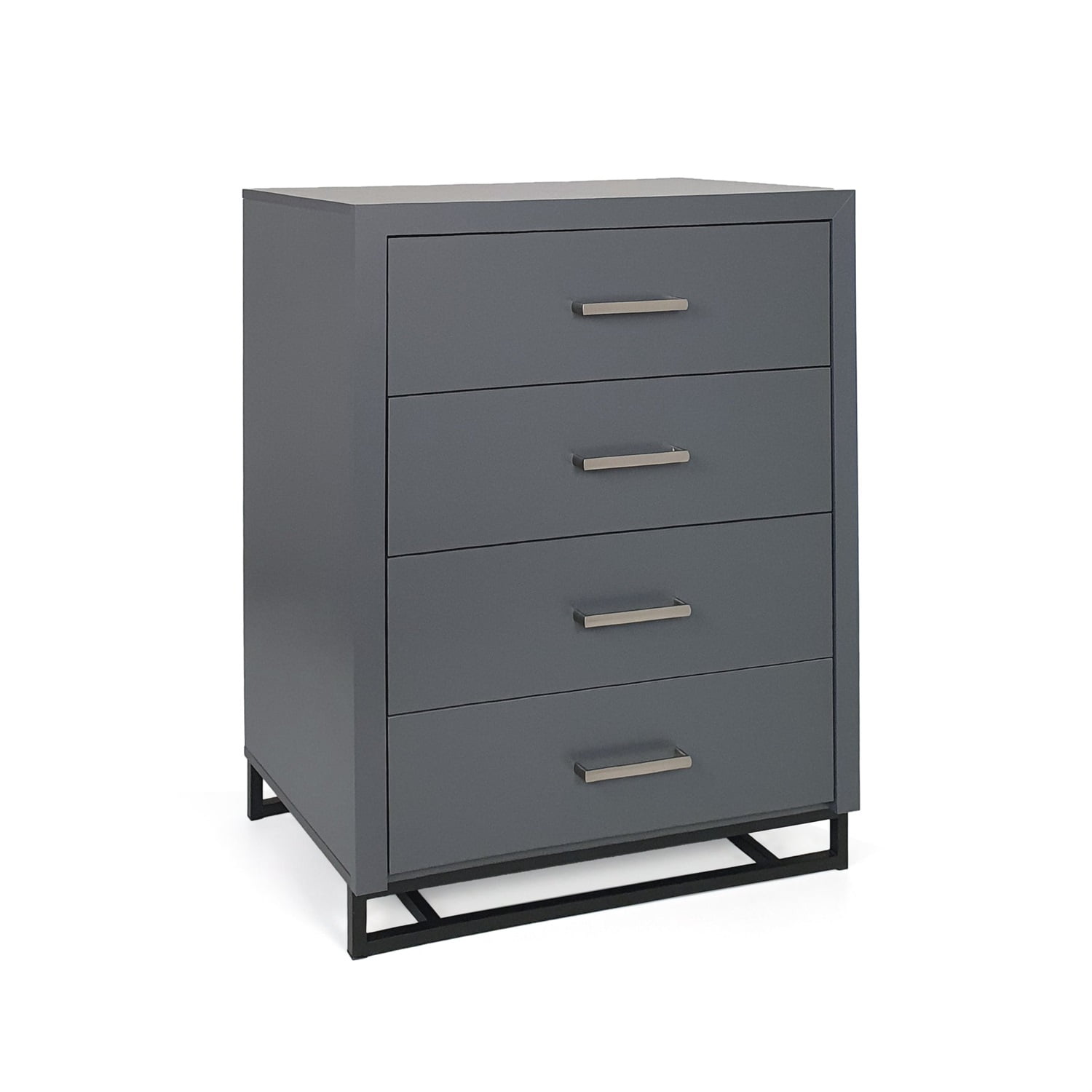 Kadyn 4 Drawer Dresser, Drawers Nightstand for Bedroom, Modern Dresser for Living Room, Charcoal Grey Kadyn 4 Drawer Dresser, Drawers Nightstand for Bedroom, Modern Dresser for Living Room, Charcoal Grey