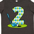 thumbnail image 4 of Inktastic Argyle Golf 2nd Birthday Boys Toddler T-Shirt, 4 of 5