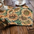 thumbnail image 3 of MKLZ Sunflower Table Runner 13" x 70", Dust-proof Tablecloth Runner Farmhouse Kitchen Dining Table Decor, 3 of 5