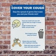 thumbnail image 4 of (2 Pack) Cover Your Cough 2 OSHA Notice Sign 12 Inch X 18 Inch Plastic Sign, Weather Resistant, UV Protected for Workplace, Business, and Construction Site, Made in the USA, 4 of 8