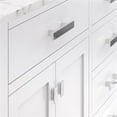 thumbnail image 3 of Water Creation Madison 72" Wood Double Bathroom Vanity in Pure White & Chrome, 3 of 6