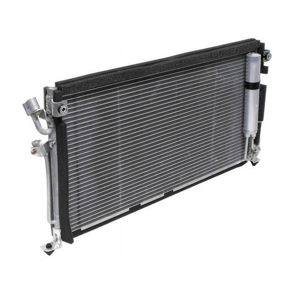 A/C Condenser - Compatible with 2002 - 2003 Mitsubishi Lancer 2.0L 4-Cylinder Naturally Aspirated SOHC