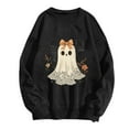 thumbnail image 3 of cocolona Womens Halloween Crewneck Sweatshirt Fall Winter Casual Long Sleeve Pullover Tops Trendy Comfy Graphic Sweatshirt, 3 of 4