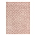 thumbnail image 3 of Unique Loom Trellis Shag Collection Area Rug - Ruth (9' x 12' Rectangle Light Pink/Ivory), 3 of 11