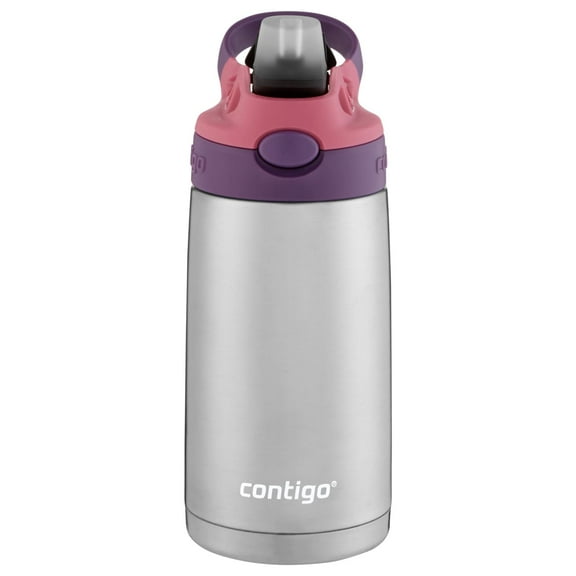 Contigo Kids Stainless Steel Insultated Water Bottle, 13 oz, Multiple Colors