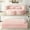 Baby Pink, variant on 78" Full Size Floor Sofa, Folding Queen Sleeper Couch, Futon Loveseat Sofa, Plush Corduroy Foam-Filled Sleeper Couch Bed, Fold Mattress Bed for Living Room, Guest Use, Office, Apartment, Black