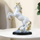 thumbnail image 3 of Caballo estatuilla escultura Colecciones de esculturas de caballos de bronce Decoración artesanal Fanmusic Caballo estatuilla escultura, 3 of 7