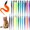 24 Pieces Worm Refills, variant on Cat Toy Worm Refills, 15 Pieces Interactive Cat Wand Attachments Worms Toy for Indoor Cats