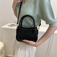 thumbnail image 3 of Bolso de mano para mujer Bolso de cuero de PU Bolso de mano elegante Bolso bandolera (Negro), 3 of 6