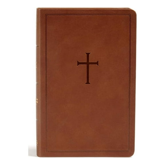 CSB Personal Size Bible, Brown Leathertouch, (Hardcover)
