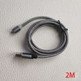 thumbnail image 2 of Tipo-C TPE Cable de cargador magnético de 360 ​​grados 2.1A Corriente LED Cable USB de carga a prueba de polvo kenally DZ3764-04, 2 of 2
