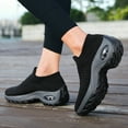 thumbnail image 7 of Womens Walking Shoes Sock Casual Ladies Fashion Sneakers Comfortable Slip On Air Cushion Platform, 7 of 7