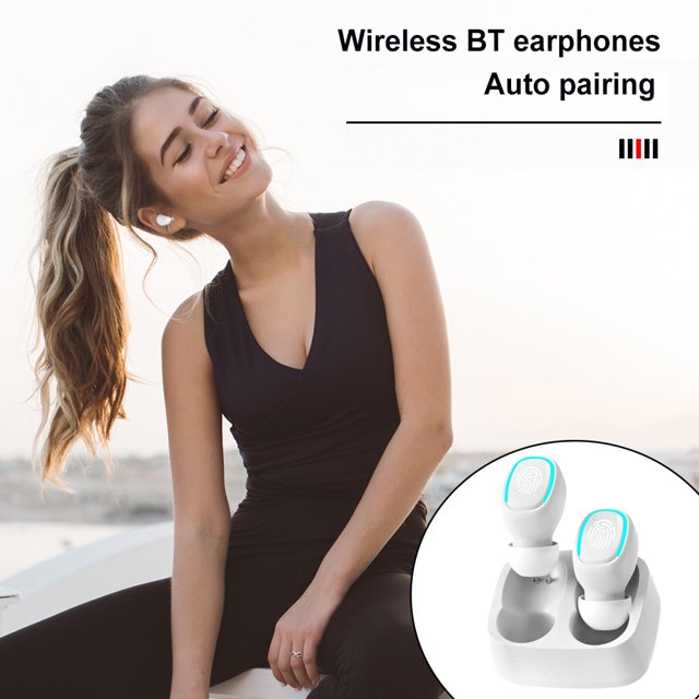 Auricular Tws Auriculares manos libres Calidad de sonido HD Auriculares inalámbricos Compatible con Bluetooth 5.2 Ehuebsd Para estrenar