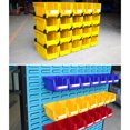 thumbnail image 2 of HINTRMENT 4Pcs Yellow Plastic Container Tool Box Back Mounted for Firm and Sturdy Storage, 2 of 8